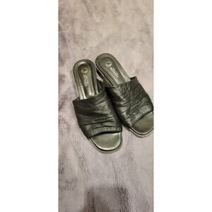 Bonavi Leather Slide Sandals Womens EU 38 US 7 Comfort